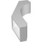 Ekena Millwork 3 1/2-in. W x 10-in. D x 22-in. H Legacy Architectural Grade PVC Knee Brace BRCP035X10X22LEC - alternate 5
